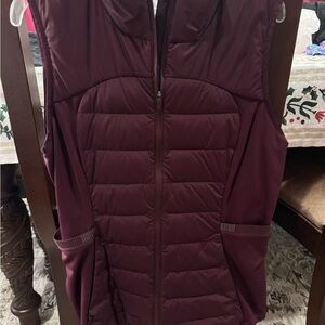 Lululemon Women's Burgundy Puffer Vest
